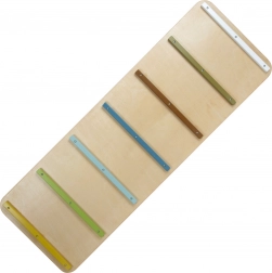 Oboustranná dřevěná klouzačka a lezecká deska 3 v 1 Adventure