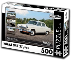 Puzzle Retro Auta Volha GAZ 21 (500 dílků)