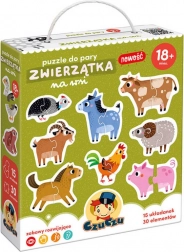 CzuCzu puzzle dvojice – zvířátka na farmě (18+ měsíců)
