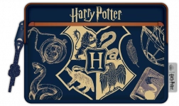 Velké pouzdro HARRY POTTER Navy & Gold