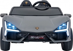 Dětské elektrické autíčko LAMBORGHINI Revuelto XL – šedé, 24 V, dvoumístné
