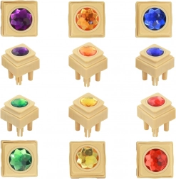 Masterkidz akrylové barevné diamantové bloky pro STEM tabuli, 72 kusů