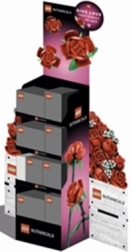 lego botanicals display slim – sada květin