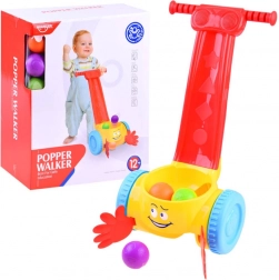 Hudební chodítko s chytačem míčků