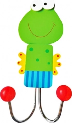 dřevěný věšák žába