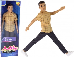 Panenka chlapec PAULO v kostkované košili