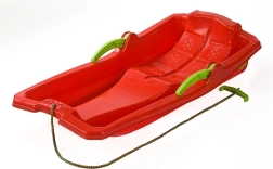 Plastové boby s brzdami Baby Mix Karol červené