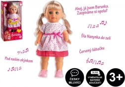 Panenka Barunka chodící a zpívající česky 42 cm