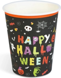 Papírové kelímky Happy Halloween 250 ml, 8 kusů