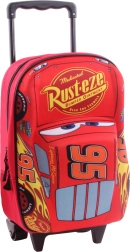 Dětský 3D batoh na kolečkách Disney Pixar Cars Piston Cup 38 cm