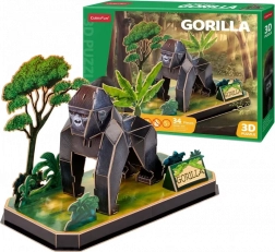 3D puzzle Zvířecí kamarádi – gorila (34 dílků)