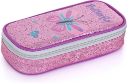 OXYBAG školní penál etue komfort – motýl s třpytkami