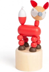 Dřevěná mačkací zvířátka Safari Liška od Bigjigs Toys