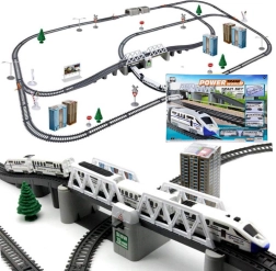 Elektrický osobní vláček s dlouhými kolejnicemi