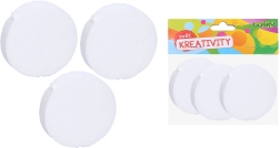 Dekorační kolo z polystyrénu 10x2,5 cm, sada 3 kusy