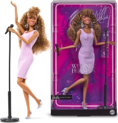 Mattel Barbie Signature sběratelská panenka Whitney Houston s mikrofonem