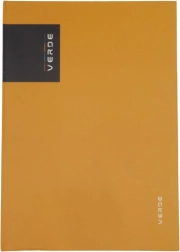 Záznamní kniha A4 VERDE hořčicová