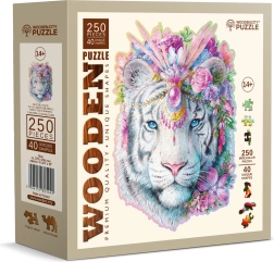 Dřevěné puzzle WOODEN CITY Mystický tygr – 250 dílků