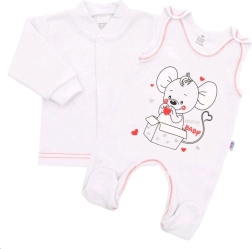 Kojenecká souprava New Baby Mouse bílá 80 (9–12 měsíců)