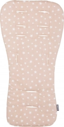 Měkká podložka do kočárku Chipolino Beige Stars