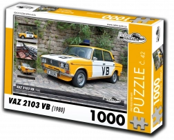 RETRO-AUTA puzzle VAZ 2103 VB (1980) – 1000 dílků