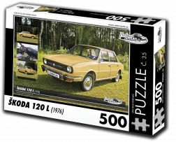 RETRO-AUTA Puzzle Škoda 120 L 500 dílků