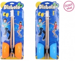 Velké Diabolo Sada Plast/Dřevo pro Děti