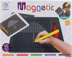 Magnetická tabulka s kuličkami a kartičkami