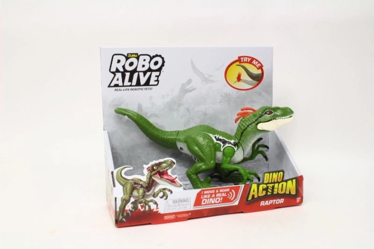 ZURU Robo Alive dinosaurus raptor se zvukem