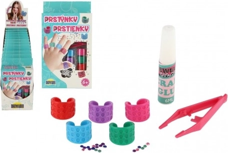 Kreativní sada na výrobu prstýnků pro děti