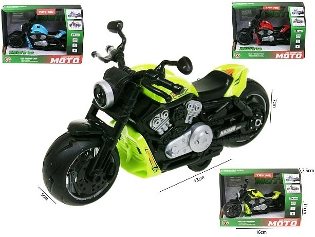Motocykl se světlem a zvukem 13 cm