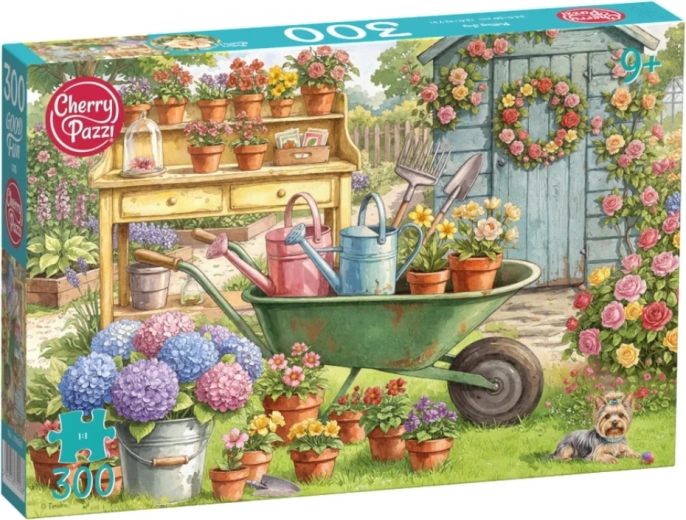 Cherry Pazzi puzzle Rozkvetlá zahrádka 300 dílků