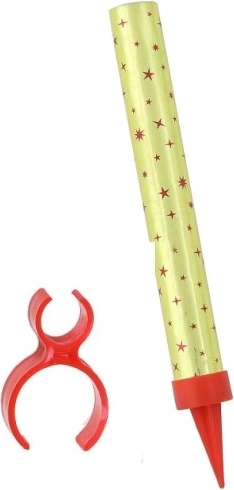 Fontána na párty zlatá s držákem na láhev