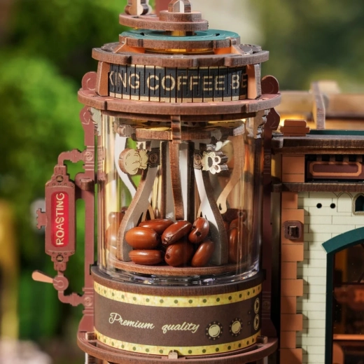 Pohyblivé mechanismy a automatizovaná „kávová linka“