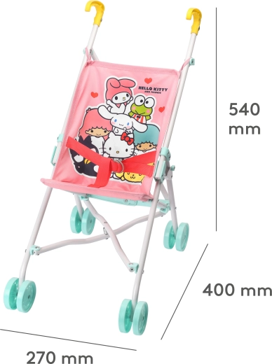 Bezpečnostní pás pro pohodlnou jízdu panenky