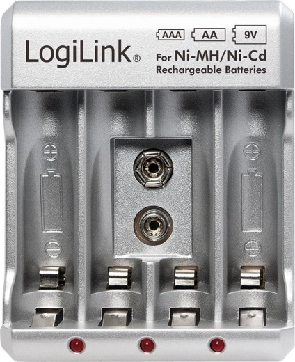 Nabíječka baterií pro baterie Ni-Mh, Ni-Cd, AA, AAA, 9V