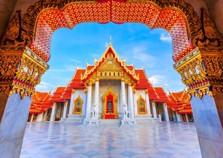 Enjoy puzzle Mramorový chrám Bangkok 1000 dílků