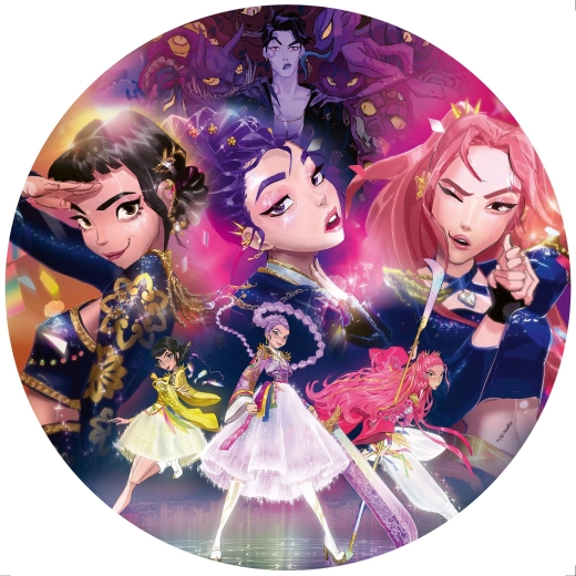 Ravensburger kruhové puzzle K-pop: Lovkyně démonů 500 dílků