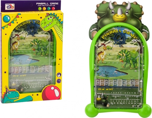 Pinball hra dinosauři - zelený stojan