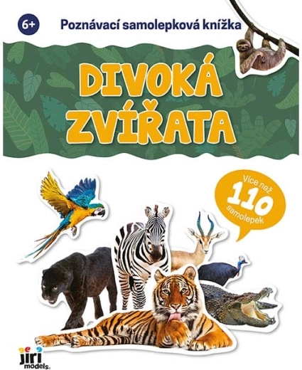 Poznávací samolepková knížka divoká zvířata