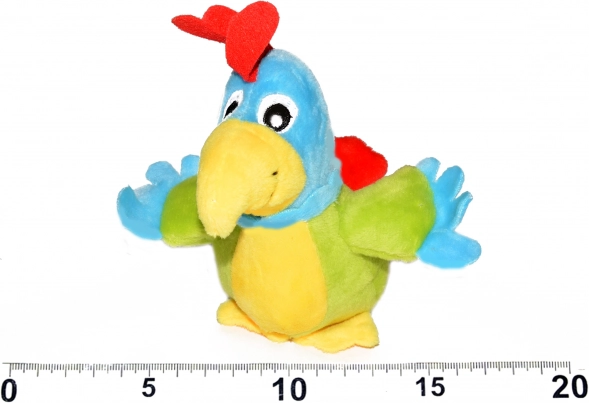 Plyšový papoušek Wiktor 12 cm