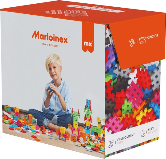 Snadné spojování, měkký a bezpečný materiál