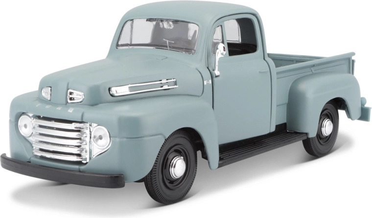 Maisto Ford F-1 pickup 1948 – šedomodrý kovový model 1:24