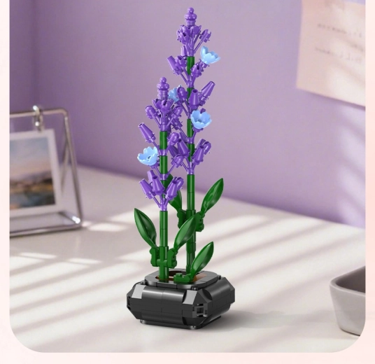 Realistická levandule jako designová dekorace