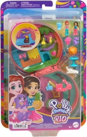Polly Pocket Skútr Dobrodružství - Kompaktní Hrací Sada