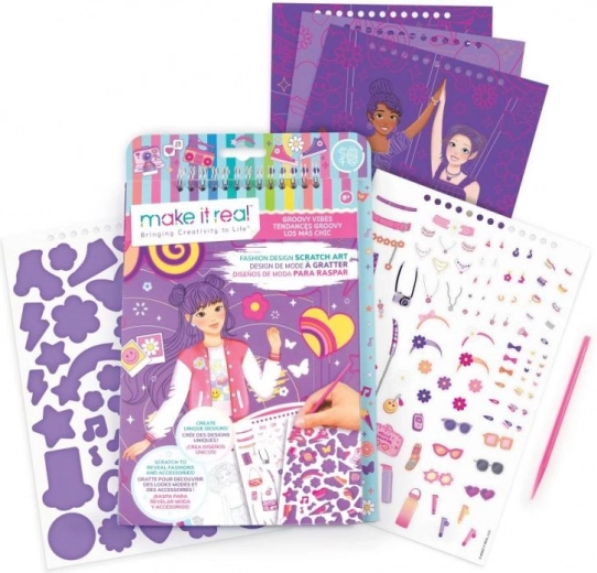 Vyškrabovací magie pro módní design