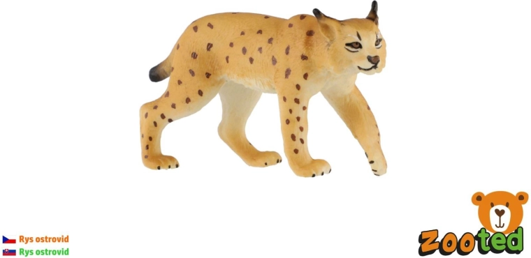 Figurka rysa ostrovida 9 cm