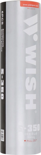 PVC badmintonové míčky WISH S-350, 6 ks