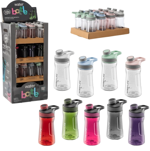 Láhev na vodu 530 ml s ergonomickým úchopem HOBBYLIFE