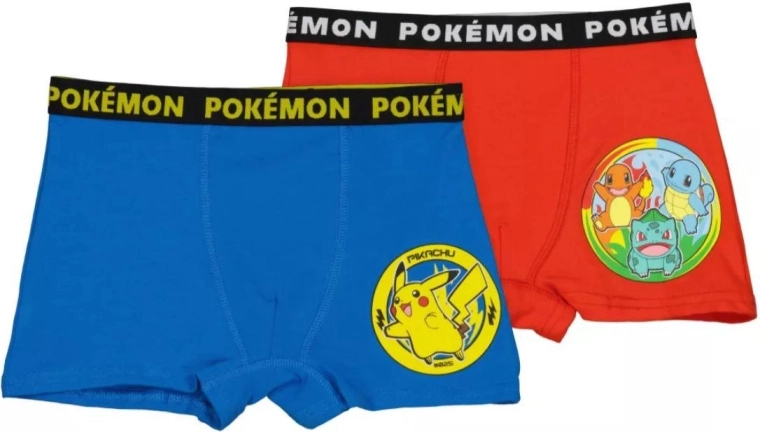 Pokémon chlapecké boxerky duopack – Velikost: 110